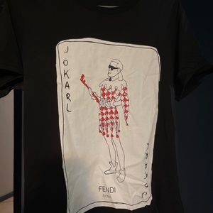 Fendi Jokarl Medium Black TShirt